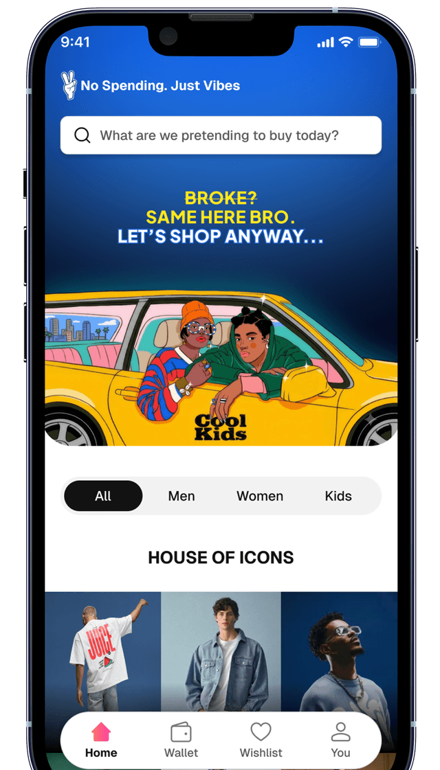 QIO App Home Screen